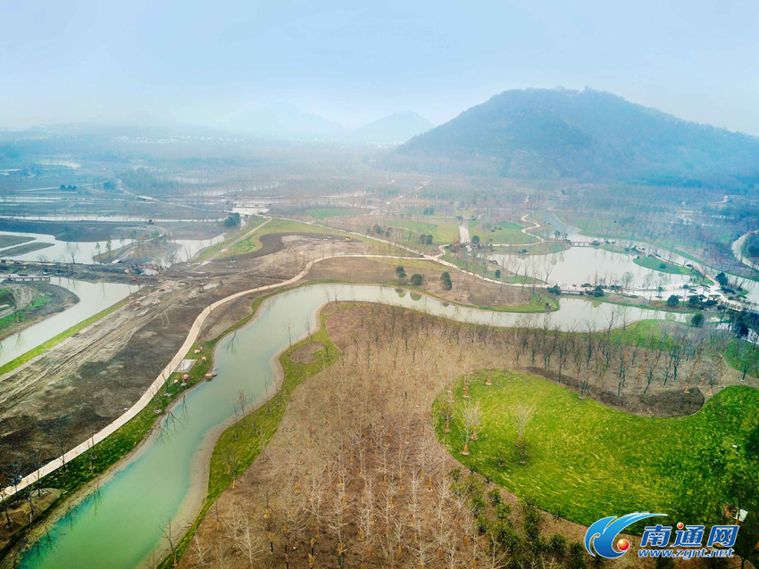 南通五山森林公园军山片区展新貌