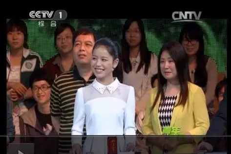 参加cctv“青年中国说”栏目录制