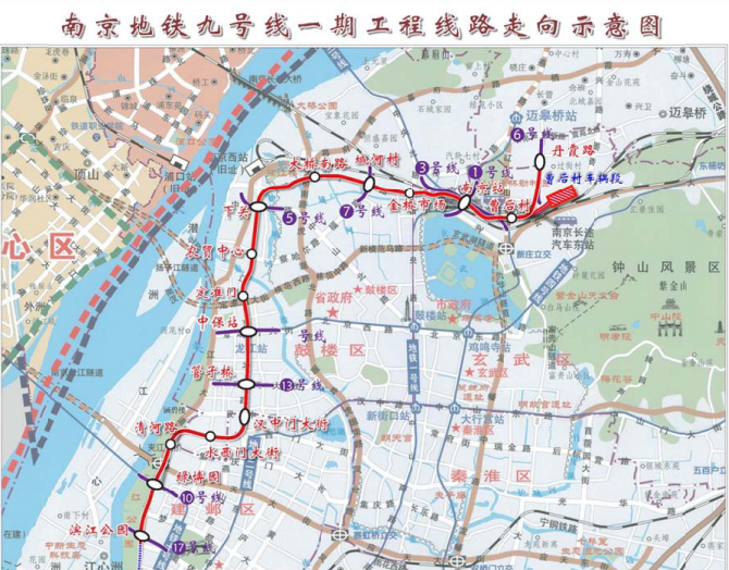 换乘王南京地铁9号线7月开工2023年6月通车
