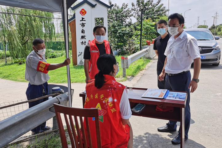 昆山市农业农村局党委书记计华明赴农村开展疫情防控专项检查