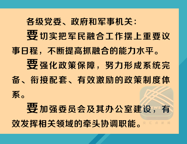 统!融!新!深!李强主持的这场会议进一步推动军民融合深度发展