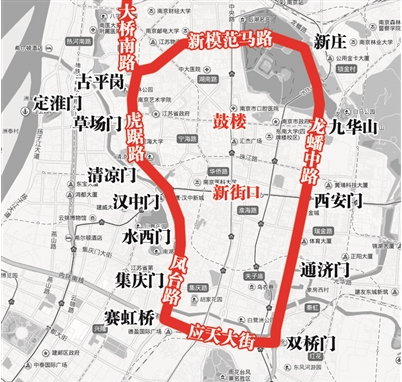 13日起禁行措施升级 南京快速内环将全天禁行货车