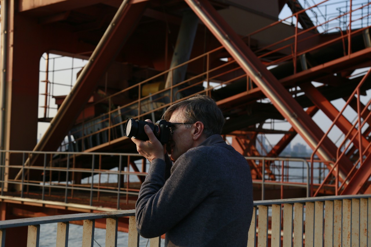 克里斯·马吉在下关码头旧址拍摄