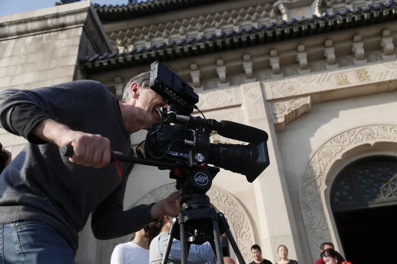 克里斯·马吉在中山陵拍摄