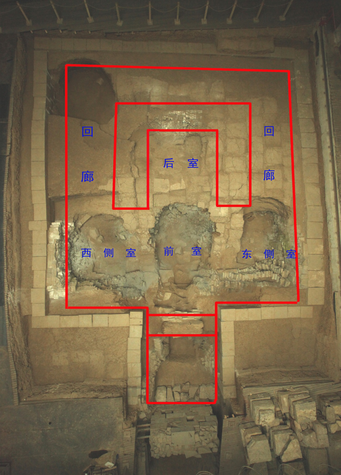 宋代土坑墓表面结构图图片