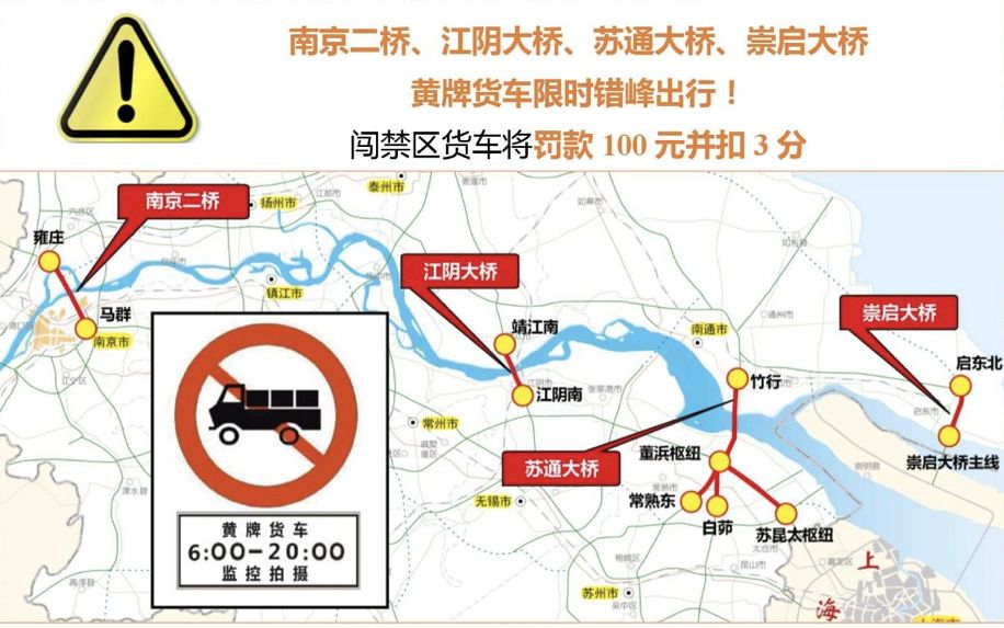 常熟货车限行区域〖常熟货车限行时间〗