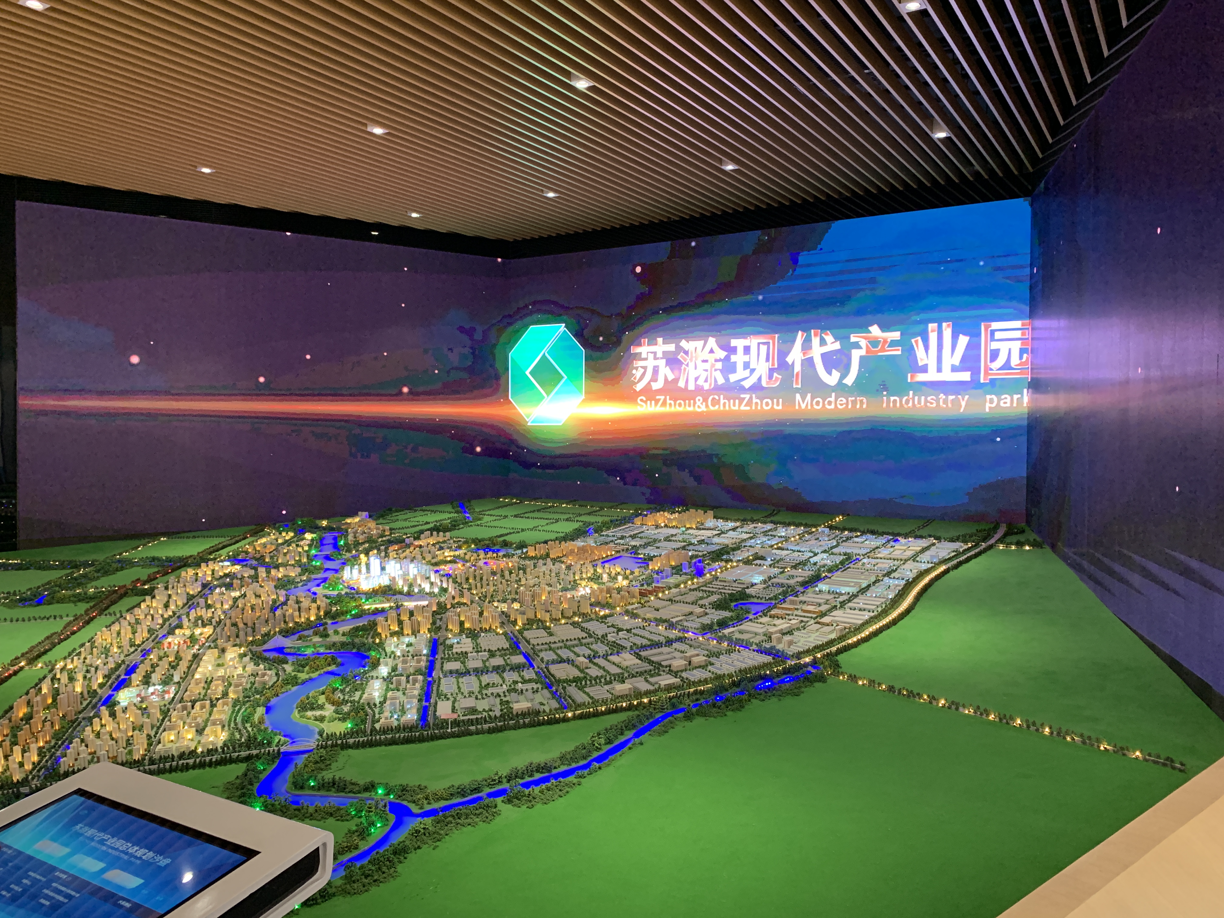 图为中新苏滁现代产业园。
