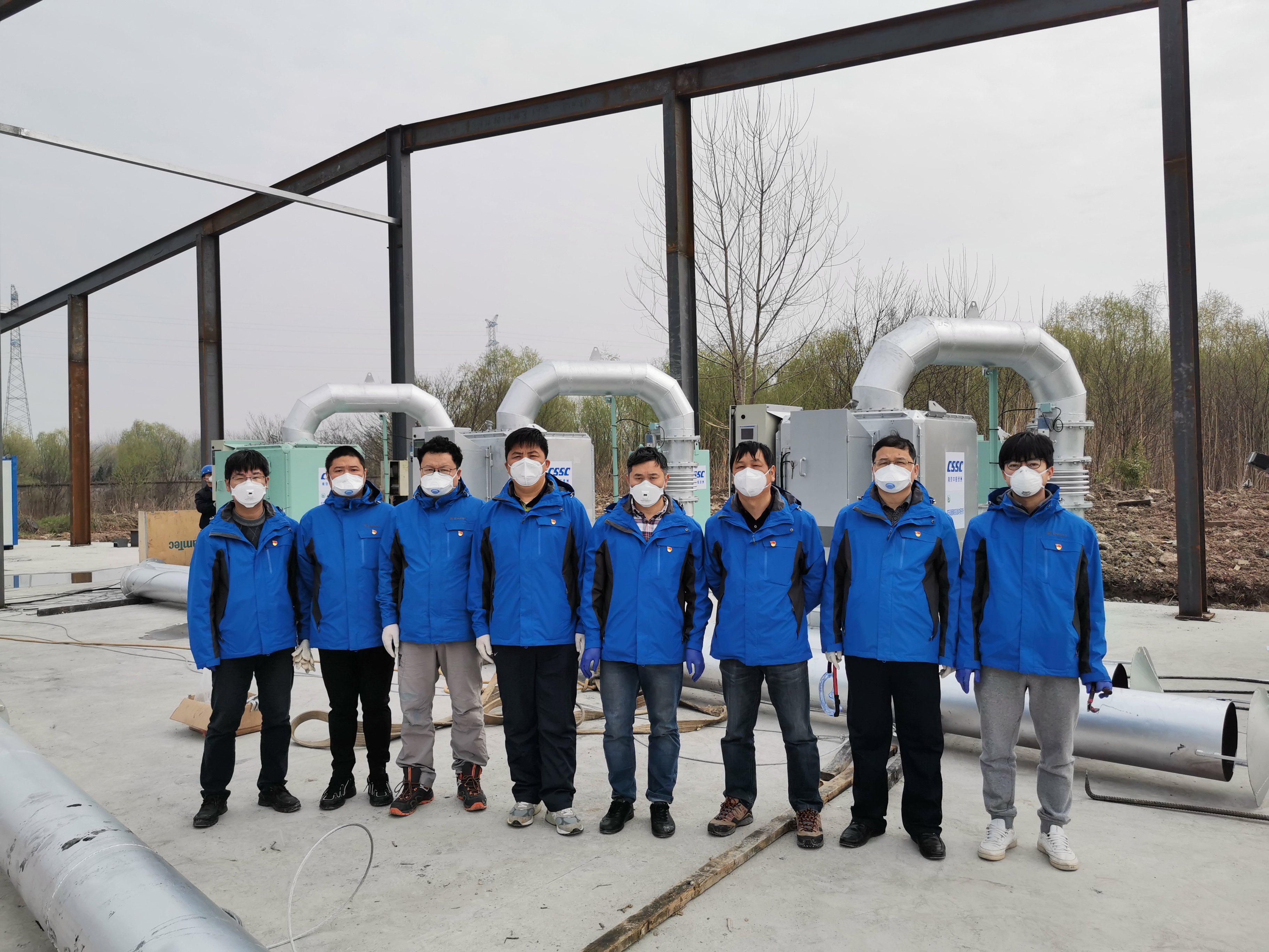 生态环境部南京环境科学研究所驰援武汉工作团队。