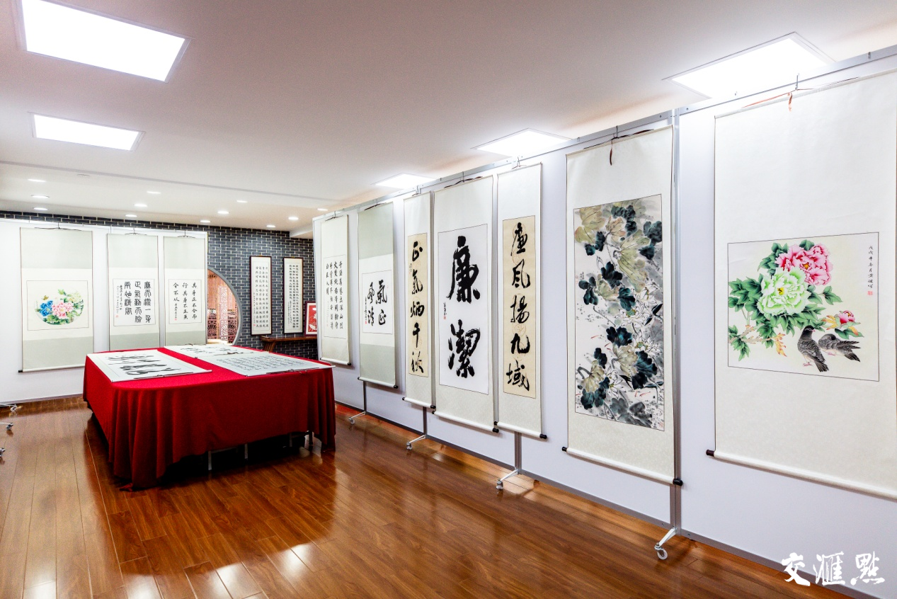 江阴市祝塘镇举办筑塘廉韵廉政书画展