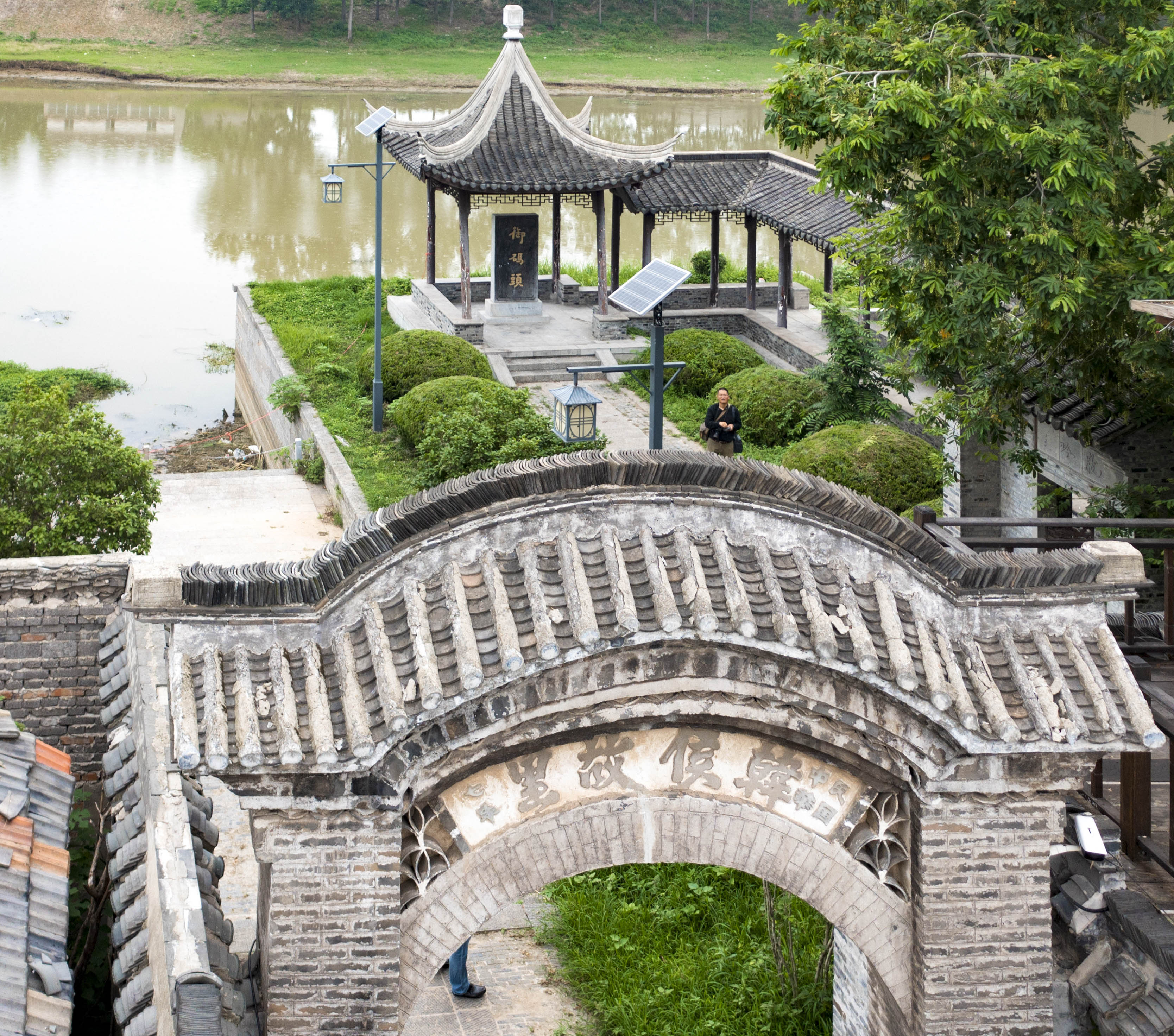 淮阴故城官巷,韩信少年时期曾居于此 .顾祥忠