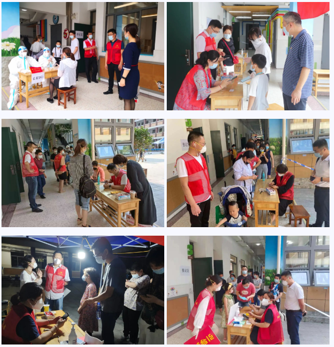 快速响应 省侨联党员干部协助社区开展工作