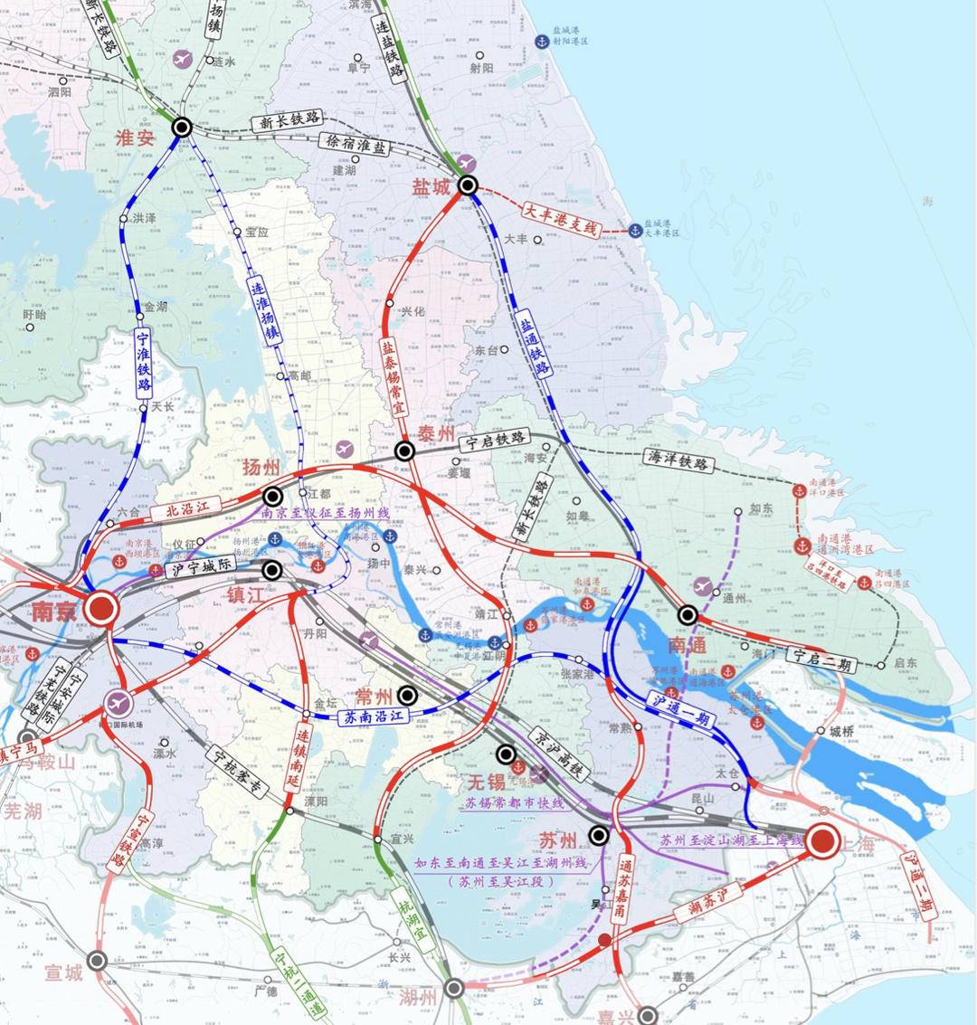 直通浦东机场沪苏通铁路二期来了
