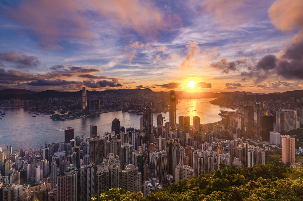 香港维多利亚港（视觉中国）