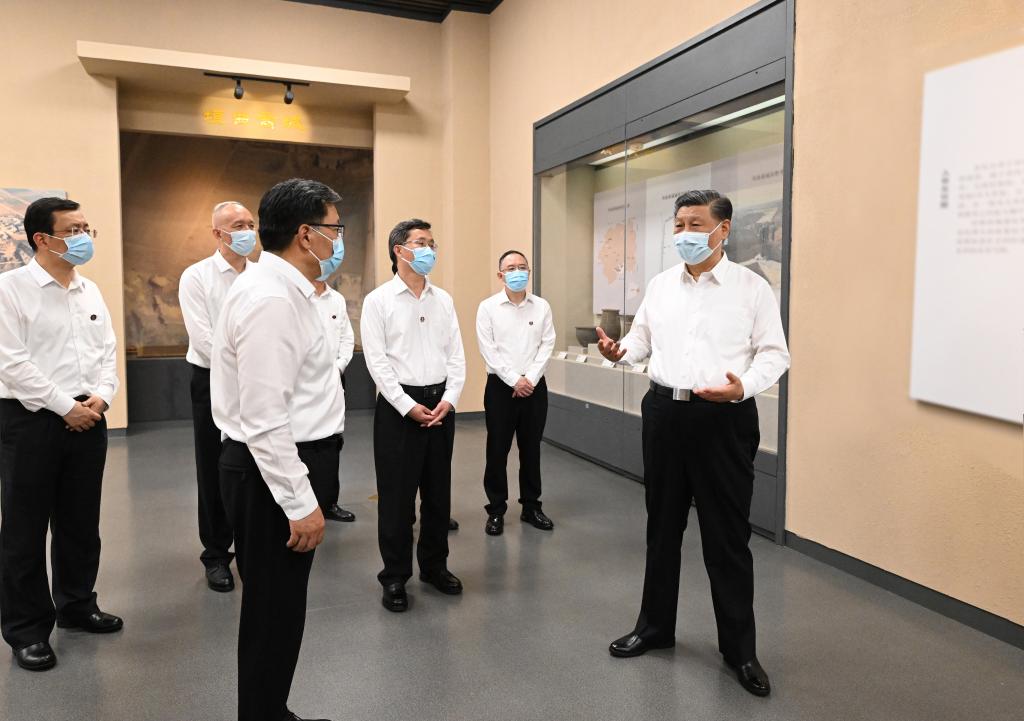 2023��5��16�գ��й���������ǡ�������ϯ�������ί��ϯϰ��ƽ��ɽ���˳ǲ���ݿ��졣�»������ ��ѧ�� ��