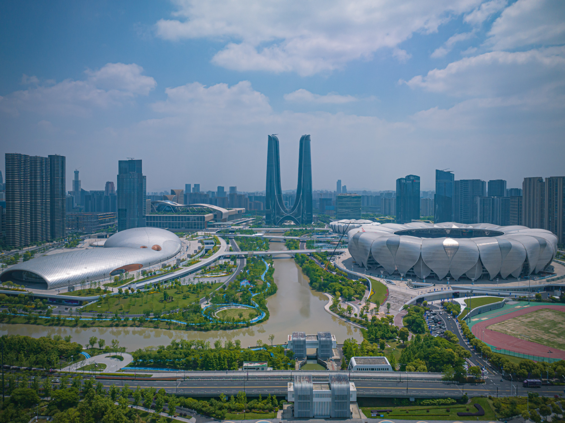 杭州奥体中心高清图图片