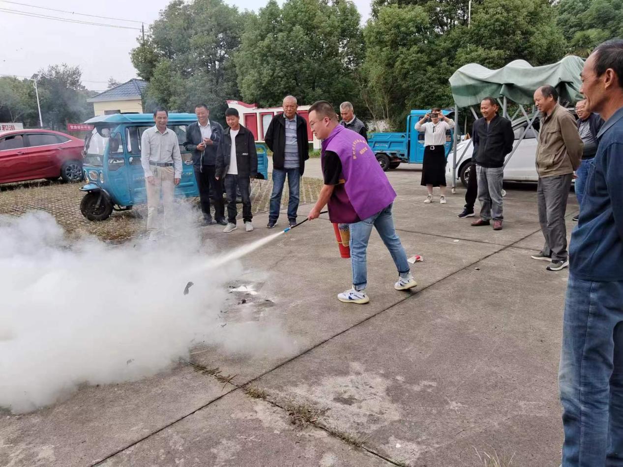 高淳桠溪永胜村开展消防应急演练活动