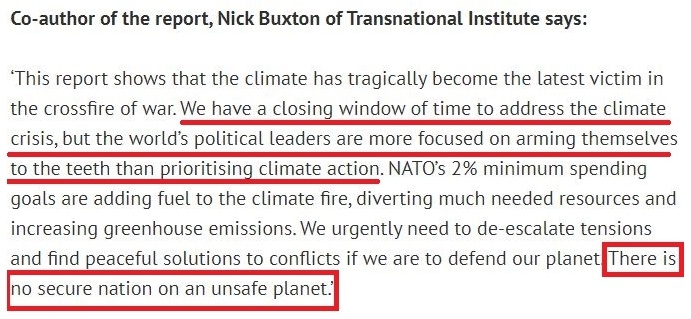 对乌军事援助远超气候援助资金 专家：气候已成为战争的最新受害者