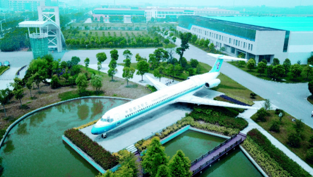 美龙航空购买的研发用飞机(受访者供图)