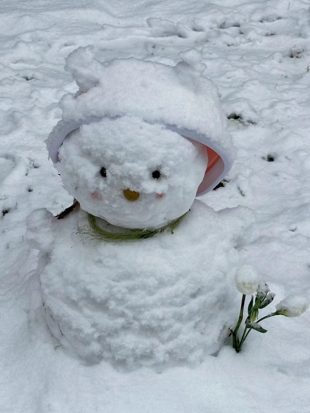 花式堆雪人哪家强可qí爱pā造型大集合