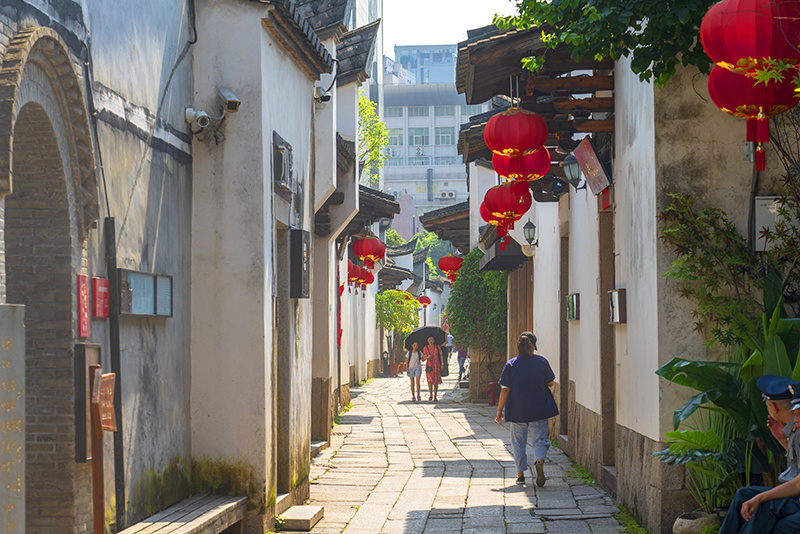 2019年6月28日,福州,三坊七巷风光。