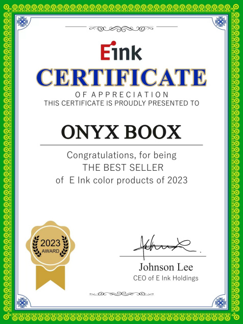 文石BOOX 2023年彩墨平板销量夺冠,彩屏时代乘势腾飞!