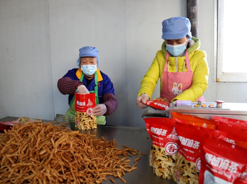 高淳桠溪:乡村振兴添活力 红薯麻条脆甜香