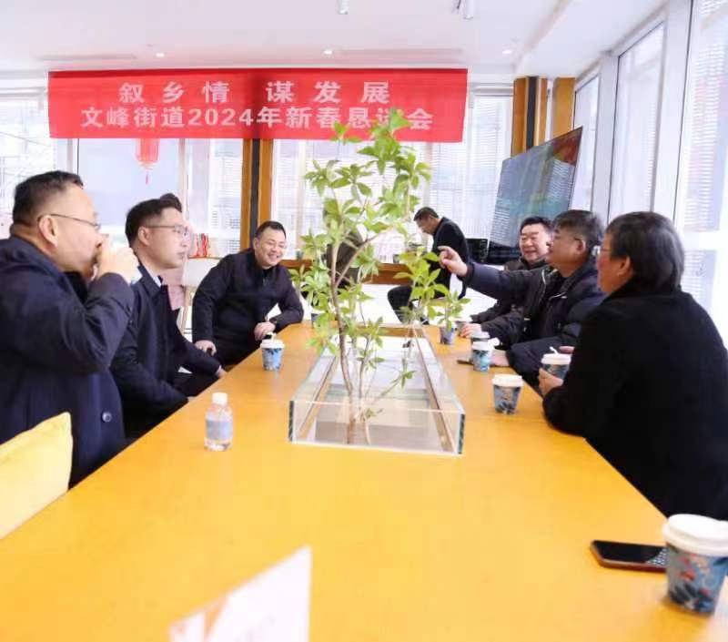 亭湖区文峰街道群贤话乡情激活高质量发展新引擎