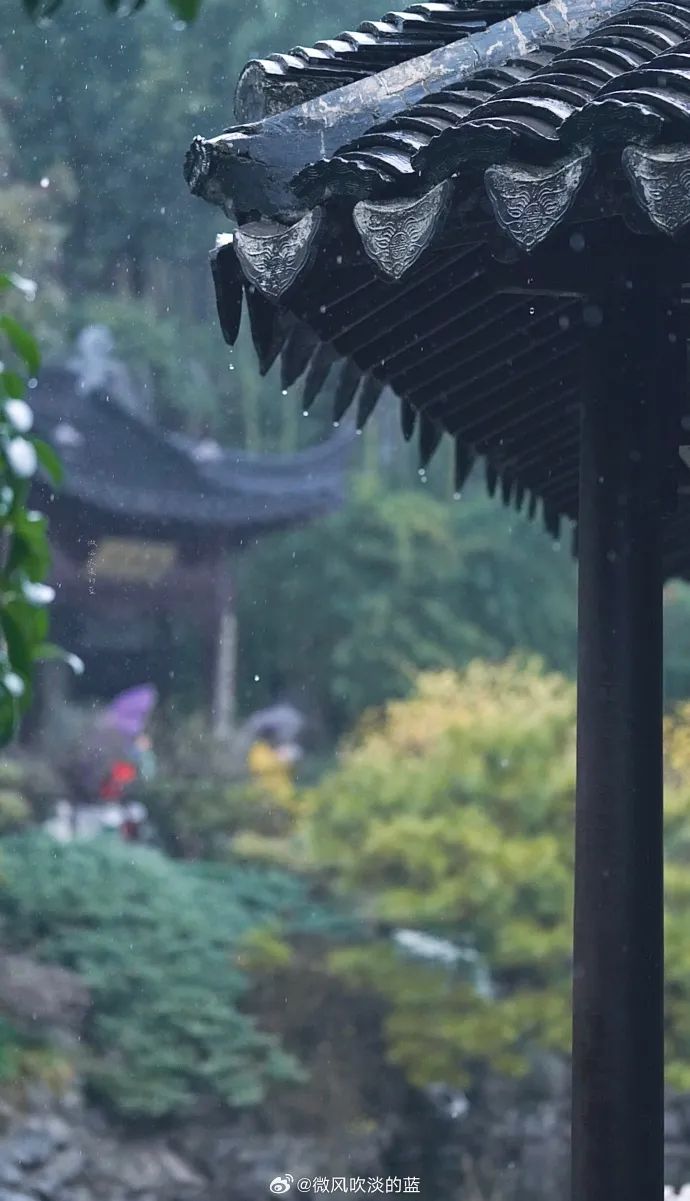 江南烟雨 凄美图片