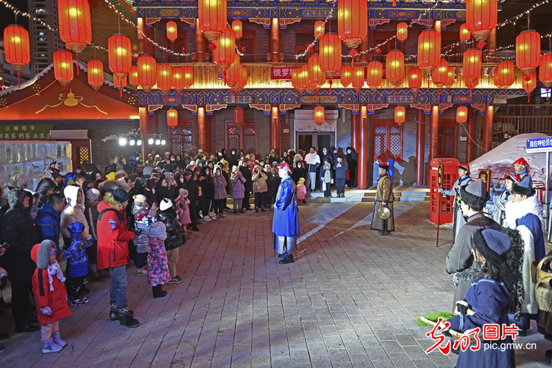 【热“雪”沸腾话冬运】冰雪与文化共舞 “十四冬”让呼伦贝尔古城夜晚更璀璨 【热“雪”沸腾话冬运】冰雪与文化共舞 “十四冬”让呼伦贝尔古城夜晚更璀璨