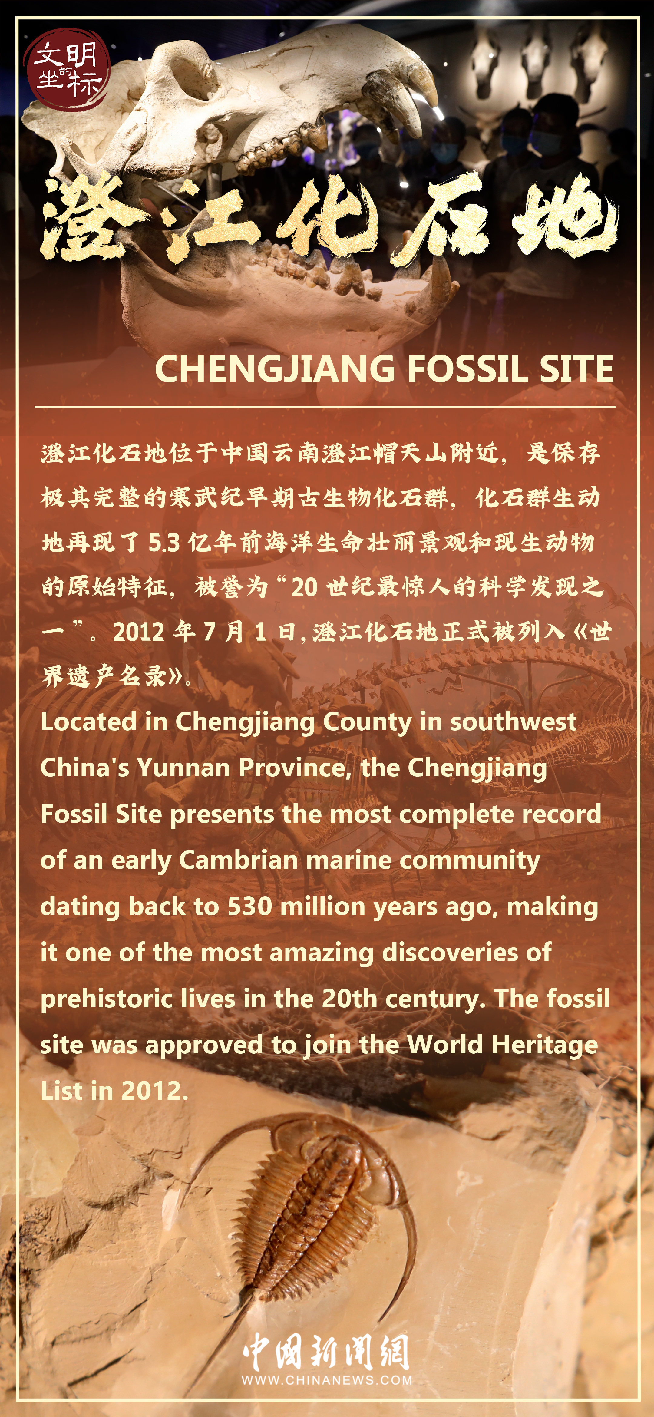 云南是个好地方】文明的坐标丨“世界化石宝库”澄江化石地