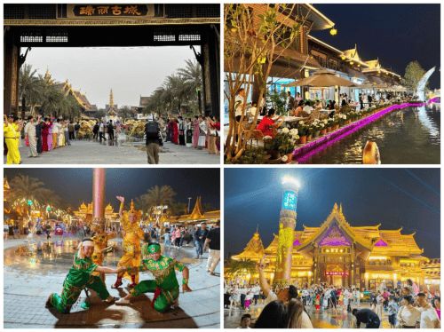 只是来瑞丽古城过个泼水节竟然看到了凤凰