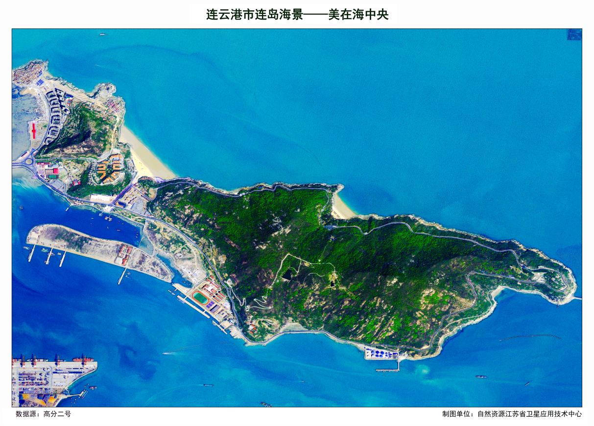 海陵岛卫星地图图片