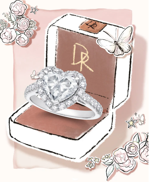 dr支持男生求婚,也支持女生先买dr钻戒主动求婚