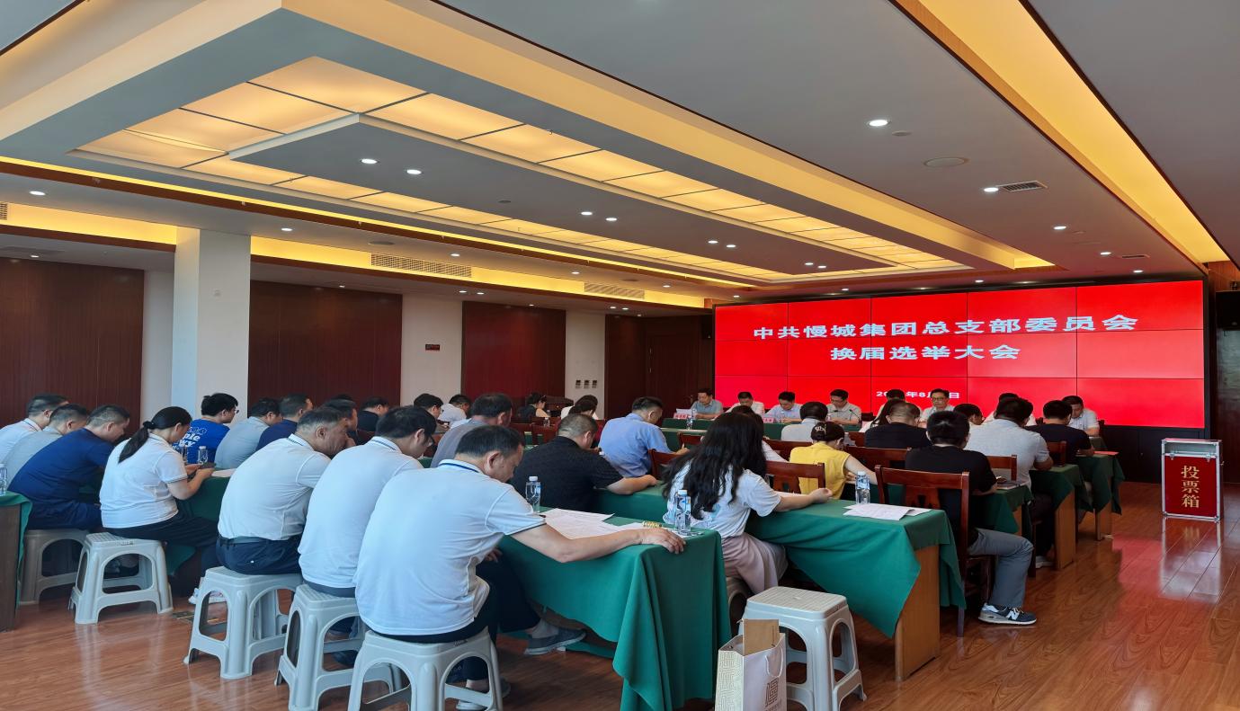 慢城集团党总支委员会换届选举圆满完成
