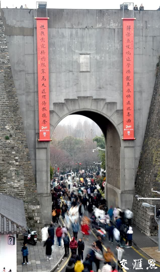 2025年1月31日，南京玄武湖景区迎来众多市民和游客，登高望远，赏湖光山色，开开心心在春节。 新华日报·交汇点记者 吴俊摄