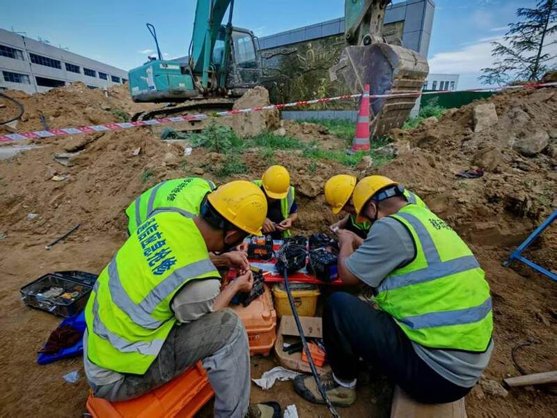 图说:连云港赣榆移动在抢修现场---2025年7月