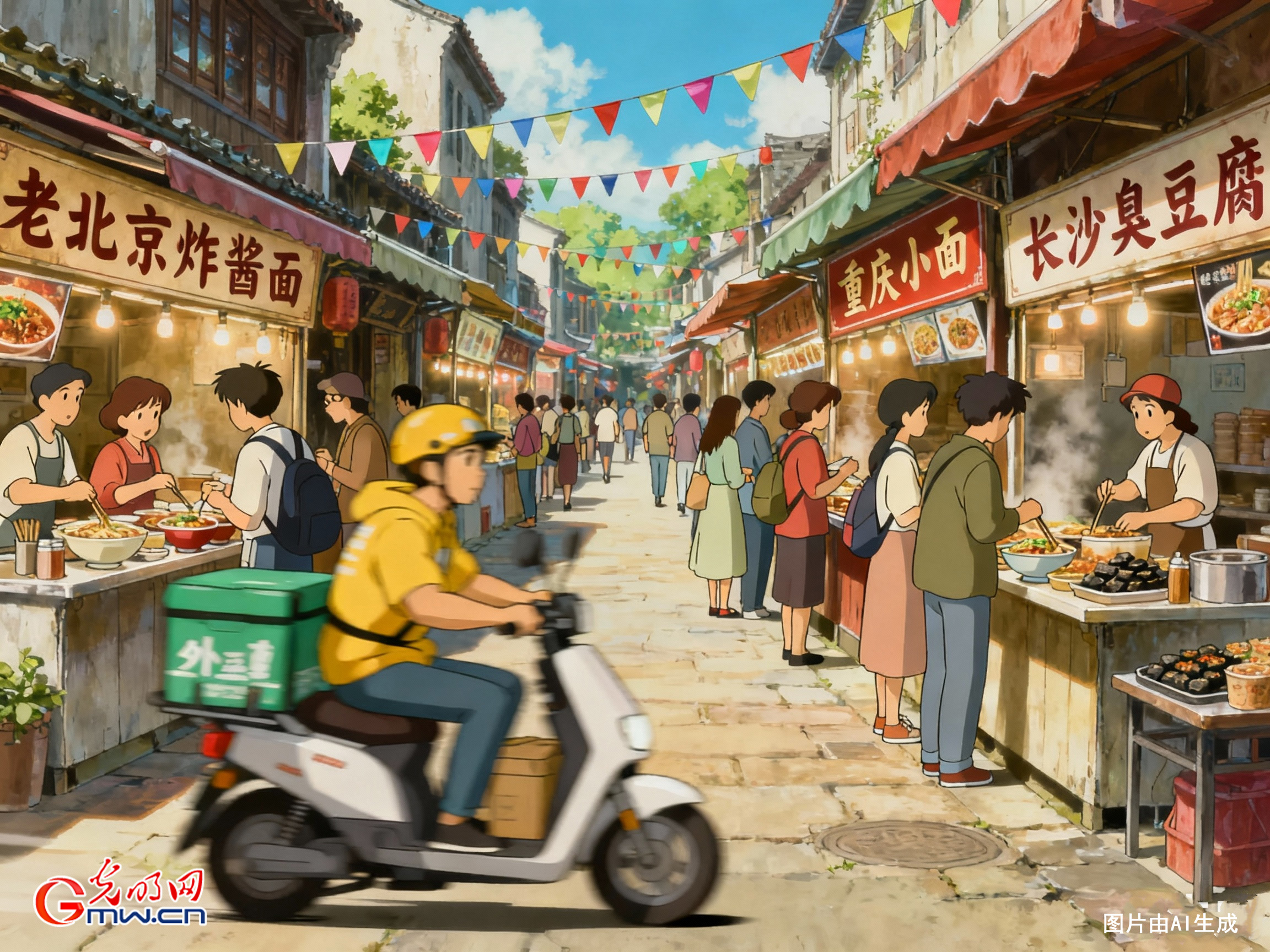 【光明漫评】国庆烟火气，离不开劳动者的守护