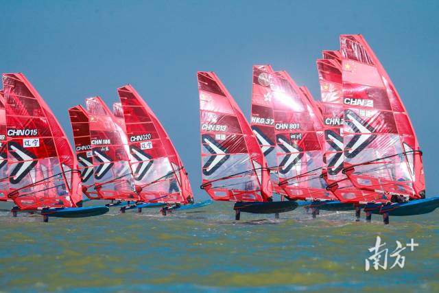 在珠海举行的帆船赛。南方+记者 钱文攀 摄