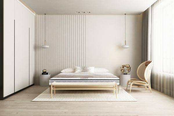 睡眠自由有多爽？康姿百德清雅款床垫不搞花哨只给你最本真的放松感！