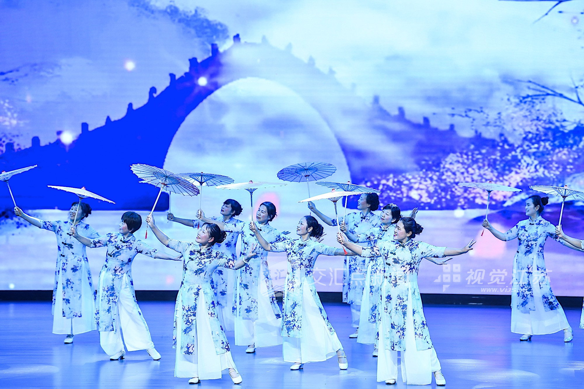 来自南京、扬州、盐城等城市的50余支银龄团队齐聚一堂，以合唱、舞蹈、戏曲、走秀、武术等丰富形式，奉献了一场持续8小时的文化盛宴。