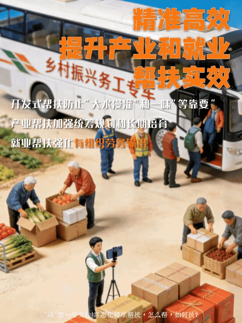 “动”察一号文件｜常态化精准帮扶，怎么帮，如何扶？