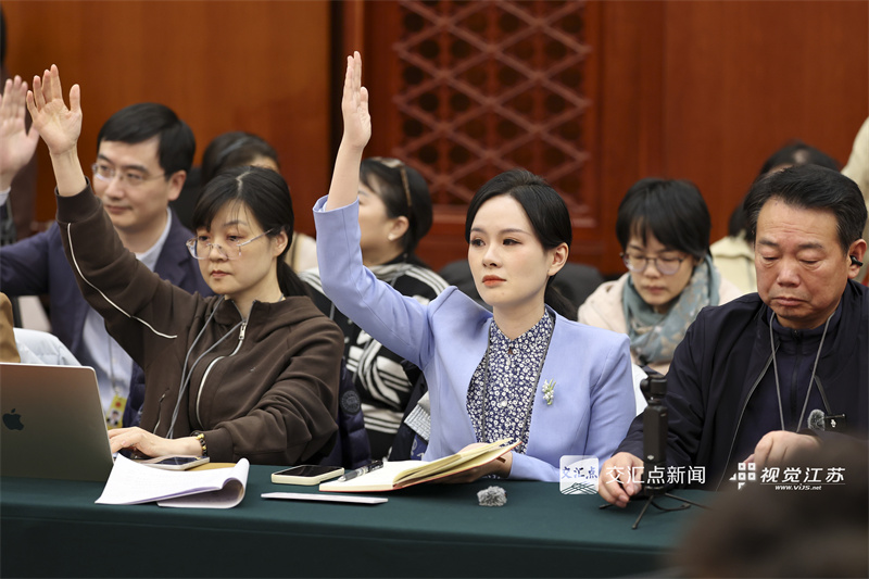 全国两会期间，恰逢“三八”国际妇女节，“她们”的身影活跃在各个岗位：在“代表通道”“委员通道”和小组讨论中，她们聚焦国计民生、建言献策；在会务保障一线，她们以严谨细致确保大会顺畅运转；在新闻采访现场，她们用镜头与笔记录精彩瞬间。她们以智慧和汗水，在履职、服务和传播的各环节中展现出独特的“她力量”，成为两会期间一道靓丽的风景。 新华日报·交汇点记者 吴胜 邵丹 万程鹏 摄
