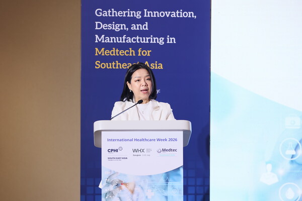 Dr. Jaruwan Suwannasat, Senior Vice President, Thailand Convention and Exhibition Bureau (Public Organization), shared TCEB’s vision on “Thailand: A Stage of International Confidence” at the press conference for WHX Bangkok and Medtec Southeast Asia Dr. Jaruwan Suwannasat, Senior Vice President, Thailand Convention and Exhibition Bureau (Public Organization), shared TCEB’s vision on “Thailand: A Stage of International Confidence” at the press conference for WHX Bangkok and Medtec Southeast Asia