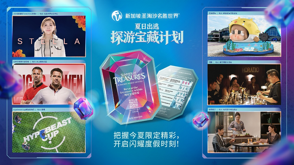 新加坡圣淘沙名胜世界启动“夏日出逃·探游宝藏计划”