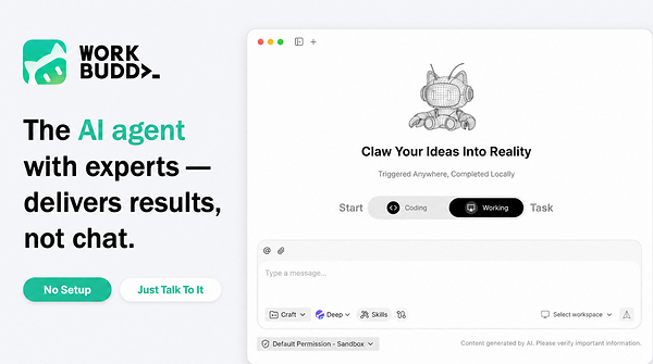 WorkBuddy is one of the two latest AI agent additions to Tencent Cloud’s expanding "agent playground".