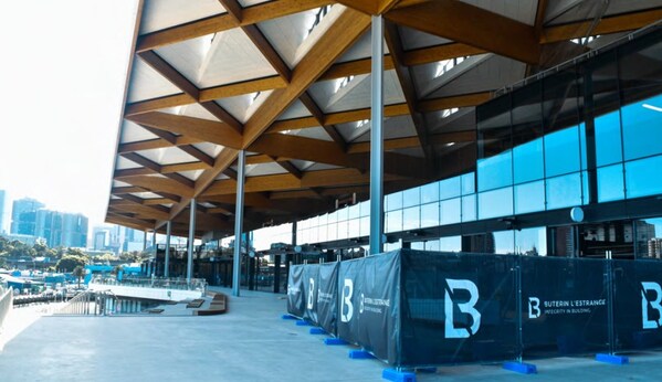 At the front of the New Sydney Fish Market. Image courtesy of IPD.