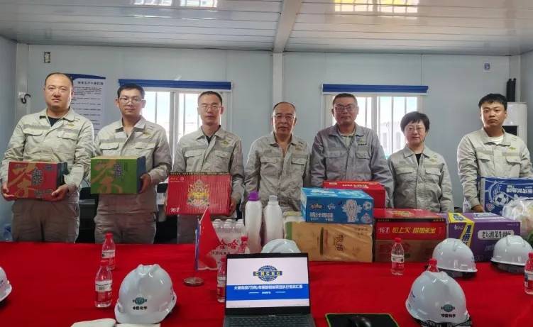 中国化学赛鼎公司督导组赴大唐克旗7万吨/年粗酚项目督导并开展夏季“送清凉”活动 